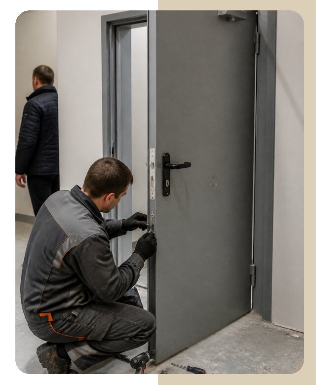 Ремонт противопожарной двери в Коврове по цене 6651 р. | ДвериЛегко-Квр